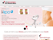 Tablet Screenshot of michelineneves.com.br